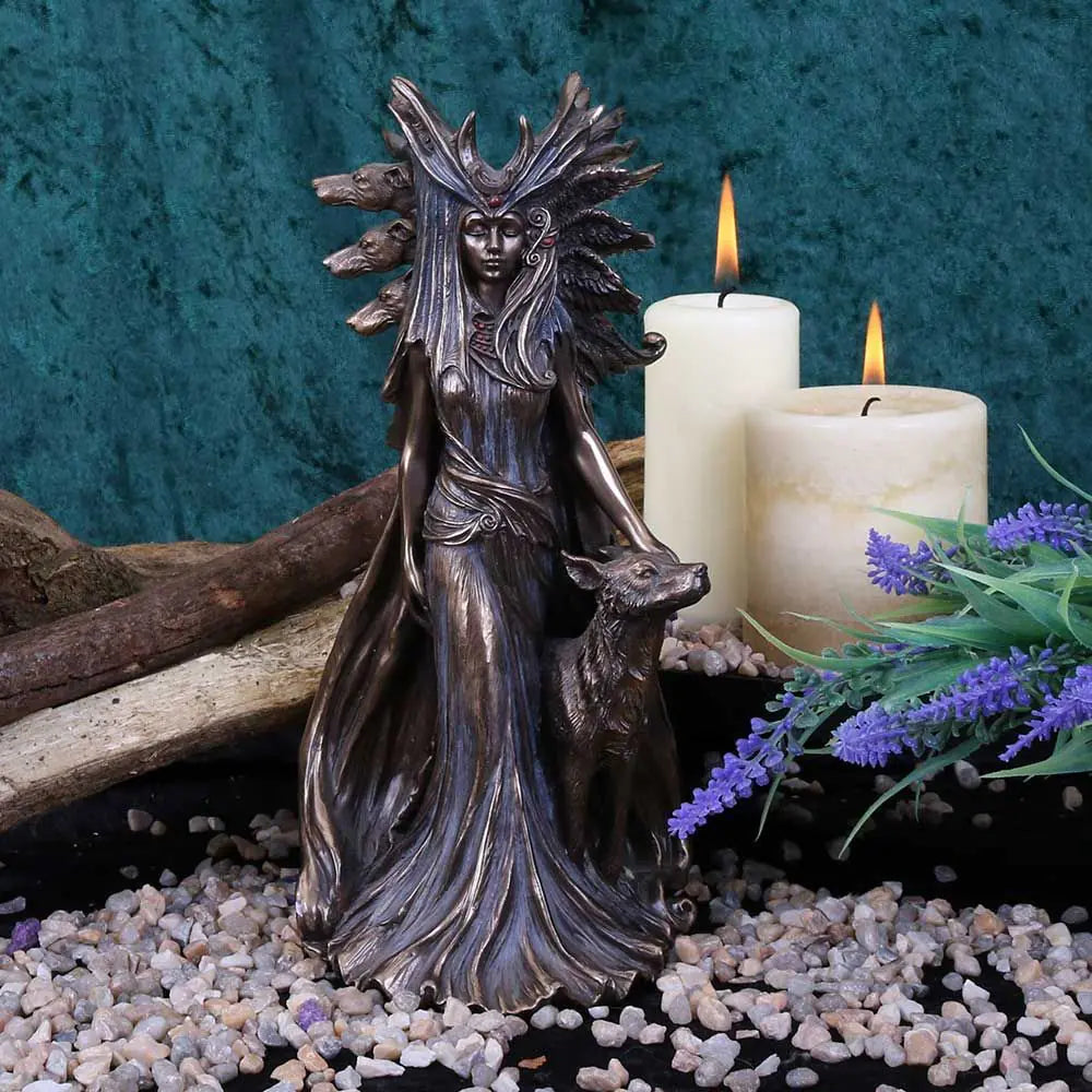 Outdoor Goddess Hound Resin Statue for Home Decor