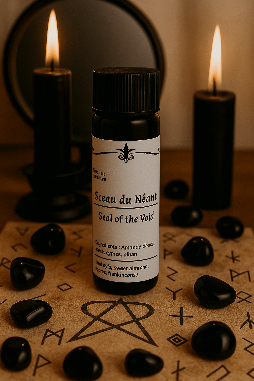 bougieherbeshuilerituelmagiqueseraphélya - boutique_shop_enchantement_seraphélyaSceau du Néant - 15ml - Dissolution, Silence & Pouvoir Absolu - rituels de coupure, bannissement, renaissance, purification profonde, transformation et méditation de l’ombre.Sceau du Néant - 15ml - Dissolution, Silence & Pouvoir Absolu - rituels de coupure, bannissement, renaissance, purification profonde, transformation et méditation de l’ombre.Sceau du Néant - 15ml - Dissolution, Silence & Pouvoir Absolu - rituels
