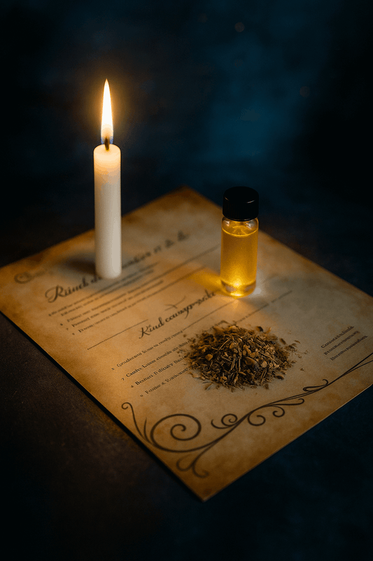 Kit bougie à oindre soi-même - Lumière d'Imbolc. Flamme du renouveau, bénédiction et lumière intérieure. Renaissance.