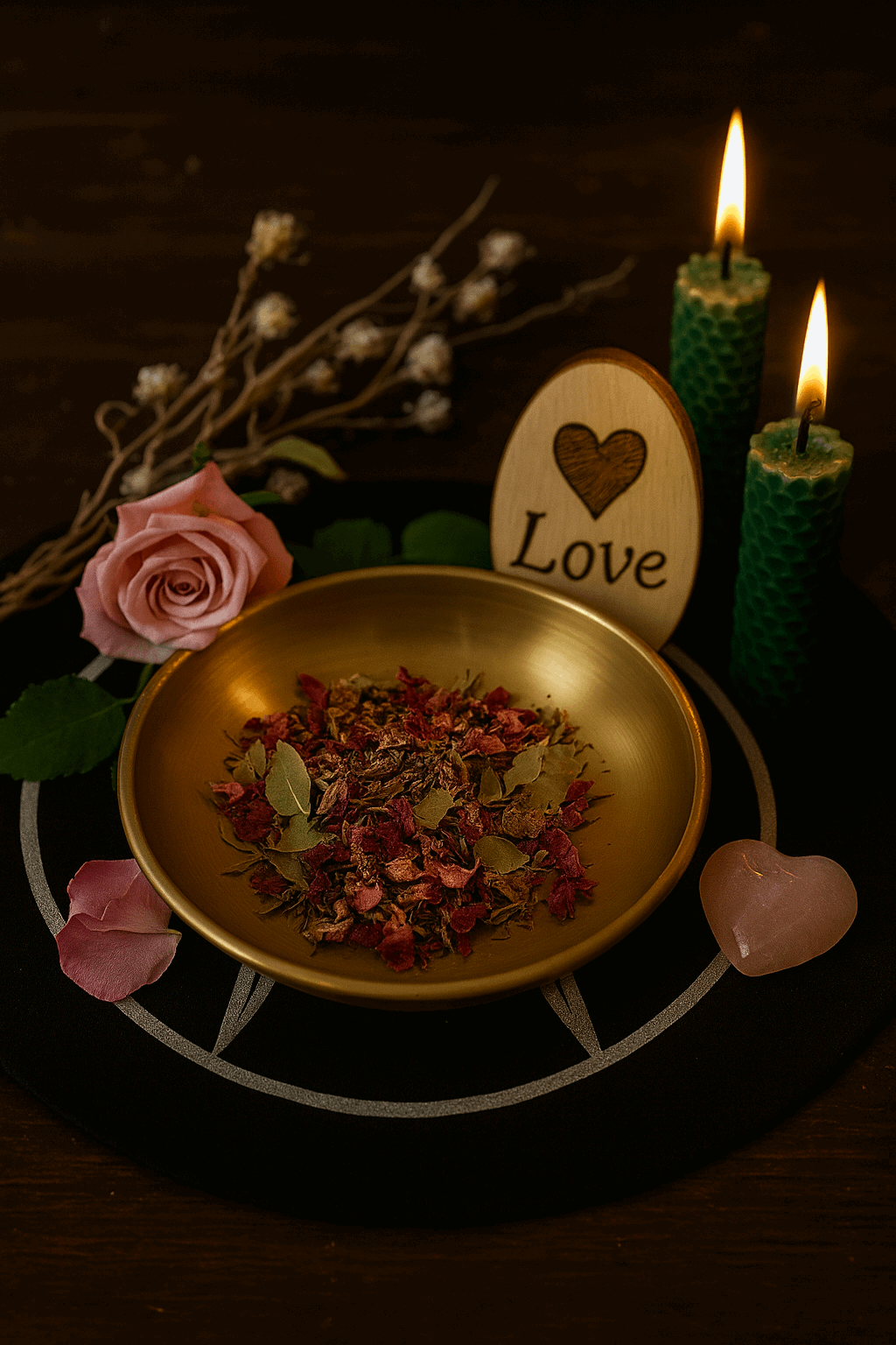 Herbes magiques Marie-moi pour amour durable, union et engagement. Fidélité et union du cœur. Enchantement Seraphélya