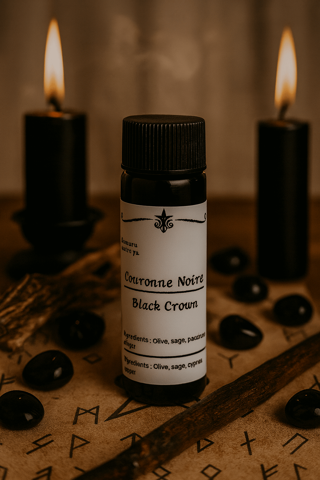 bougieherbeshuilerituelmagiqueseraphélya - boutique_shop_enchantement_seraphélyaCouronne Noire - 15ml - Souveraineté, Pouvoir & Maîtrise de l’Ombre - rituels de pouvoir personnel, affirmation, ancrage, transformation et leadership spirituel.Couronne Noire - 15ml - Souveraineté, Pouvoir & Maîtrise de l’Ombre - rituels de pouvoir personnel, affirmation, ancrage, transformation et leadership spirituel.Couronne Noire - 15ml - Souveraineté, Pouvoir & Maîtrise de l’Ombre - rituels de pouvoir personnel
