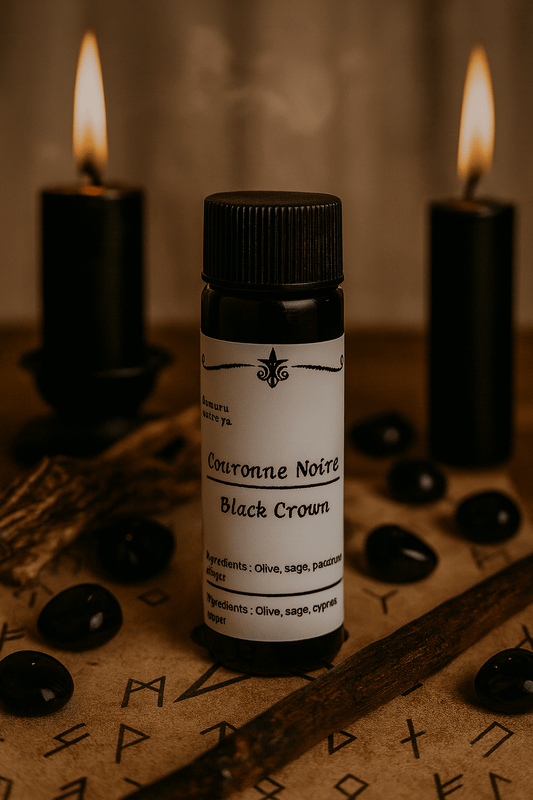 bougieherbeshuilerituelmagiqueseraphélya - boutique_shop_enchantement_seraphélyaCouronne Noire - 15ml - Souveraineté, Pouvoir & Maîtrise de l’Ombre - rituels de pouvoir personnel, affirmation, ancrage, transformation et leadership spirituel.Couronne Noire - 15ml - Souveraineté, Pouvoir & Maîtrise de l’Ombre - rituels de pouvoir personnel, affirmation, ancrage, transformation et leadership spirituel.Couronne Noire - 15ml - Souveraineté, Pouvoir & Maîtrise de l’Ombre - rituels de pouvoir personnel