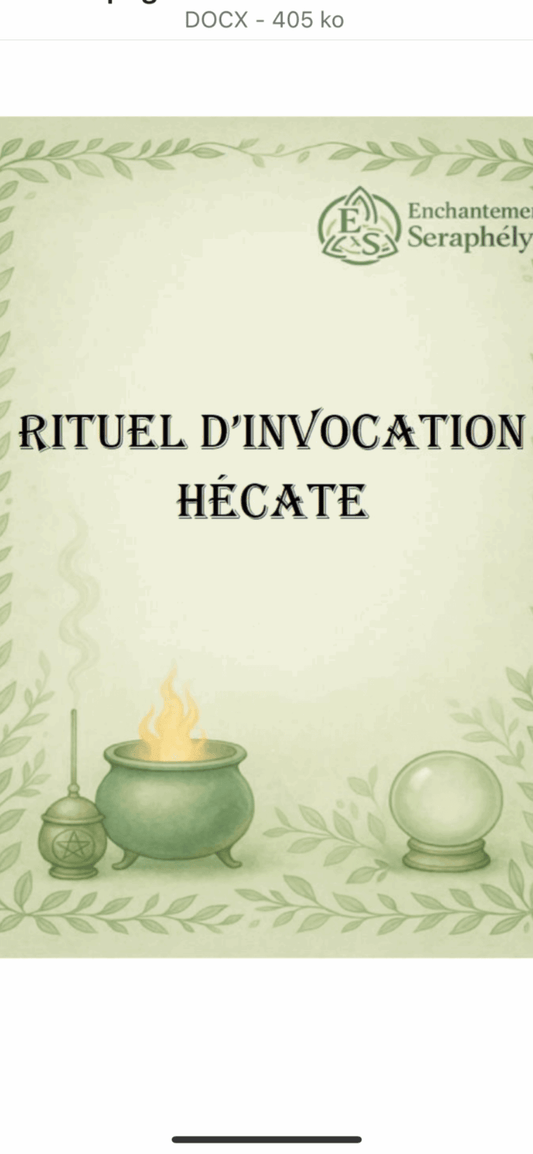 ebook digital PDF - Rituel d'invocation Hécate, déesse de la magie et des ombres. Déesse des carrefours. Connexion divine.